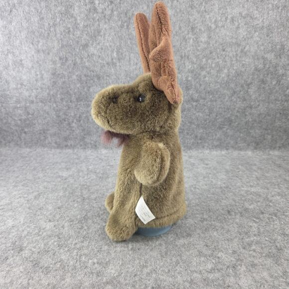 Alma's Designs Hand Puppet Lot Pink Pig Brown Moose Pretend Play Golf Club Cover - Picture 10 of 15